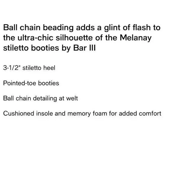 Bar lll Blue Suede Melanay Pointy Heeled Beaded Bootie Sz 8 - Picture 5 of 13